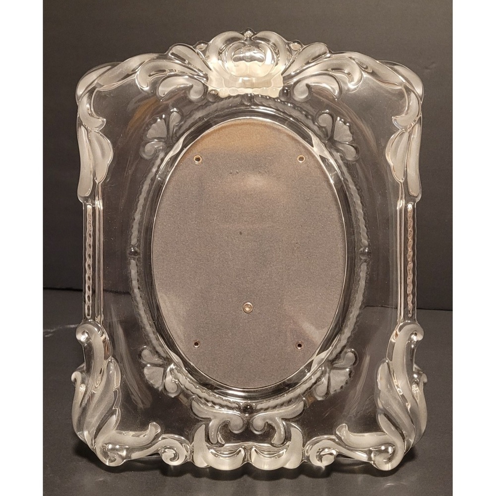 Mikasa Frame Princess Crystal Floral Picture Frame 11"‎ Germany Heavy